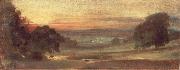 John Constable The Valley of the Stour at Sunset 31 October 1812 oil painting on canvas